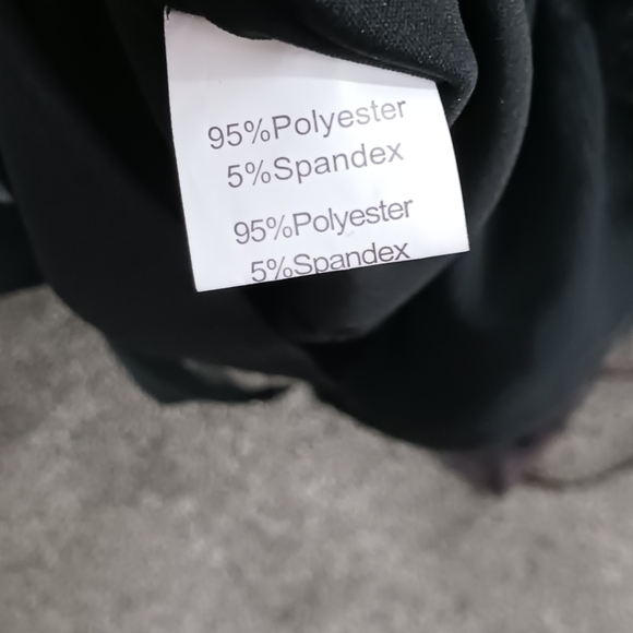 Belle Poque Dress Lace Overlay Black Midi High Low Hem M - Picture 6 of 8